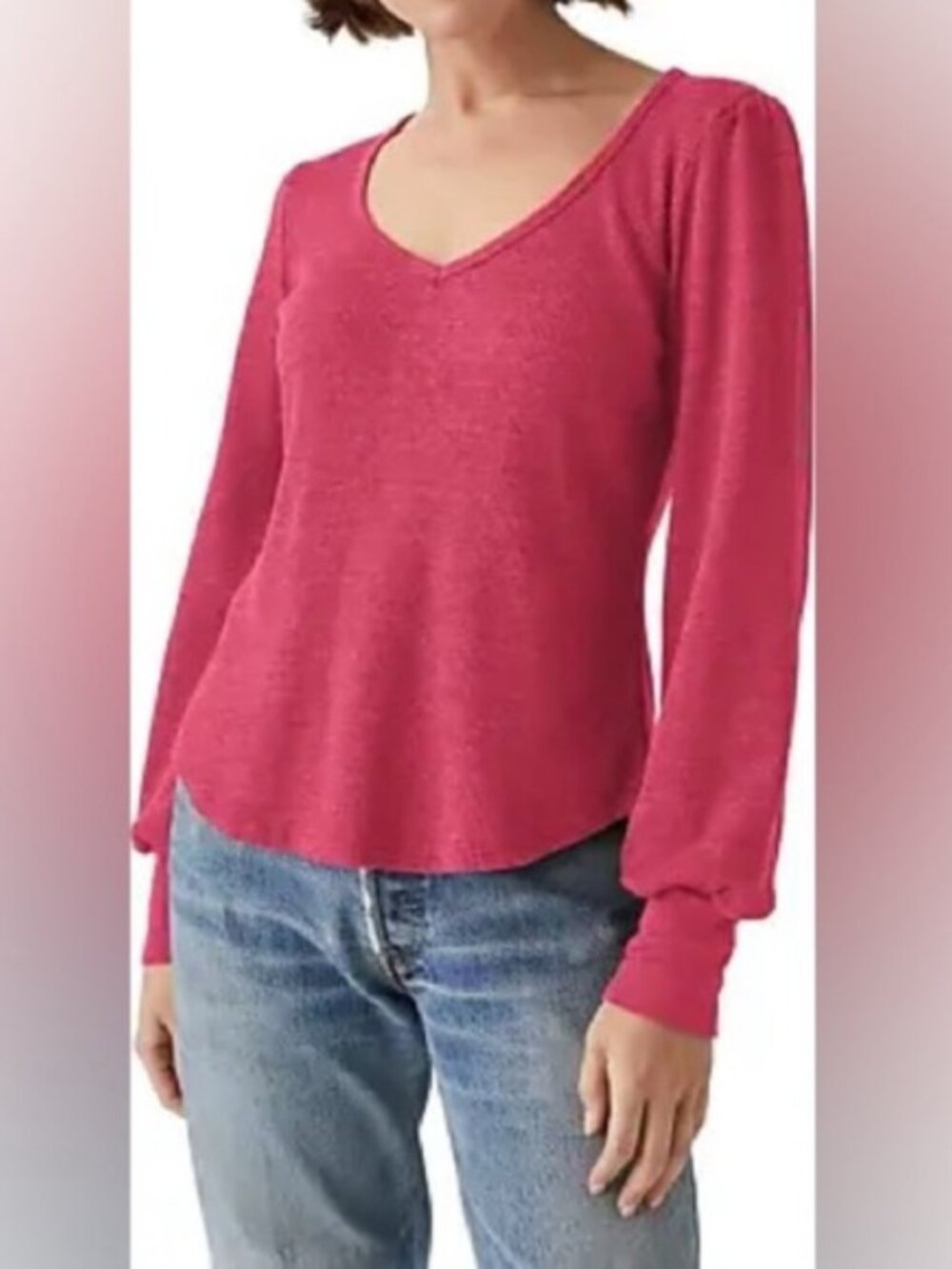 Michael Stars NWT Ida Puff Sleeve Thermal